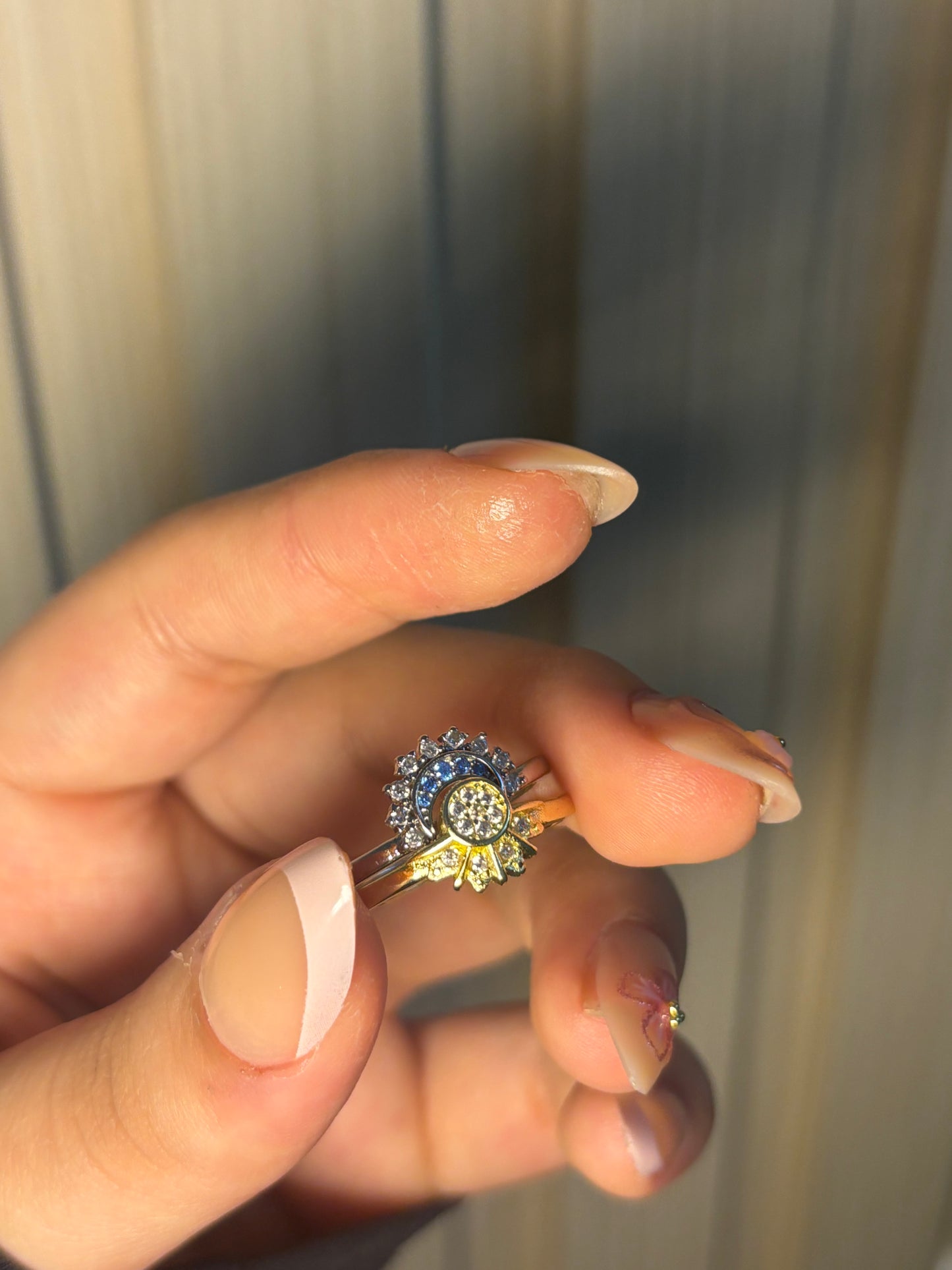 Pandora sun & moon rings