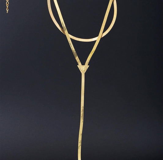 Double layer necklace