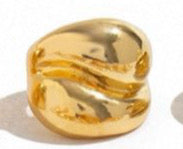 Gold chunky ring