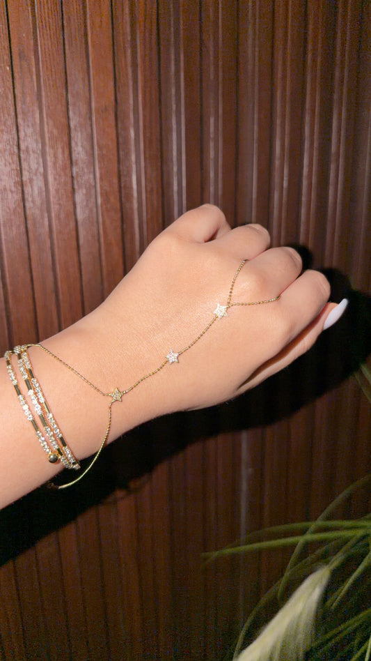 Stars hand chain