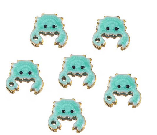 Blue crab charm