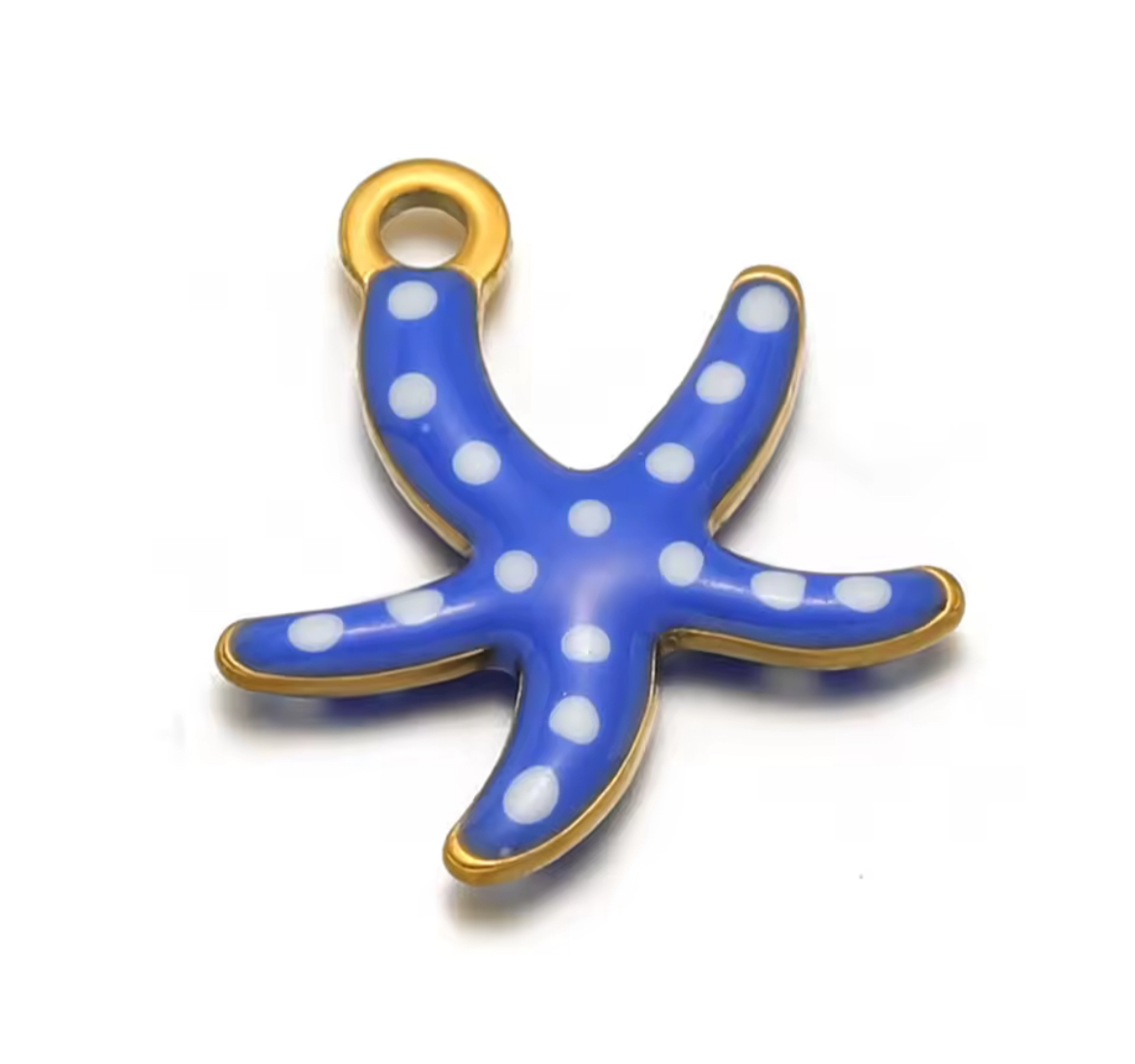 Starfish necklace charm