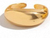 Gold chunky ring