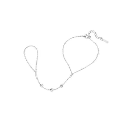 Silver hand chain