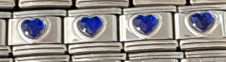 Blue heart charm
