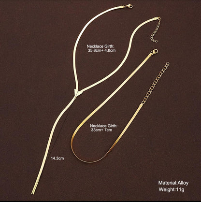 Double layer necklace
