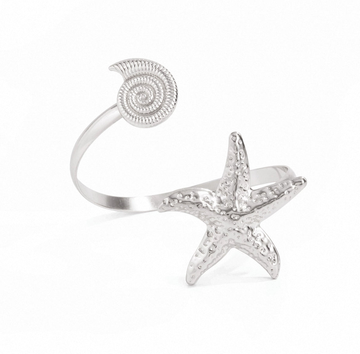 Silver arm cuff